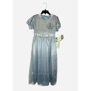 Beetlejuice Astrid Deetz Dress Up NightGown Blue Skull Little Girls Sz M 8 New